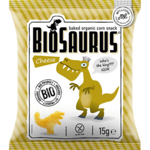 Biosaurus Corn Snack With Cheese 15gm