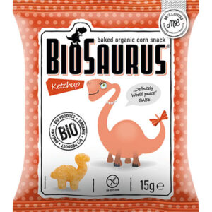 Biosaurus Corn Snack With Ketchup 15gm