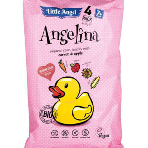Little Angel Angelina Corn Snacks With Carrot & Apple 60gm
