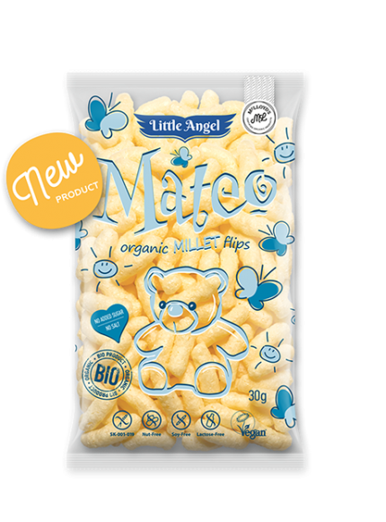 Little Angel Mateo Baked Corn Snack With Millet 30gm
