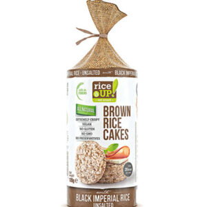 Rice Up Brown Rice Cakes Black Imperial Rice Unsalted 120gm