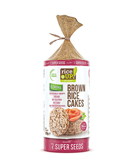 Rice Up Brown Rice Cakes With 7 Super Seeds 120gm