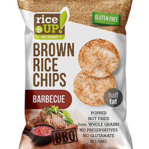 Rice Up Brown Rice Chips With Barbeque 25gm