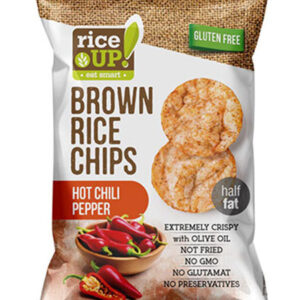 Rice Up Brown Rice Chips With Hot Chilli Pepper 25gm