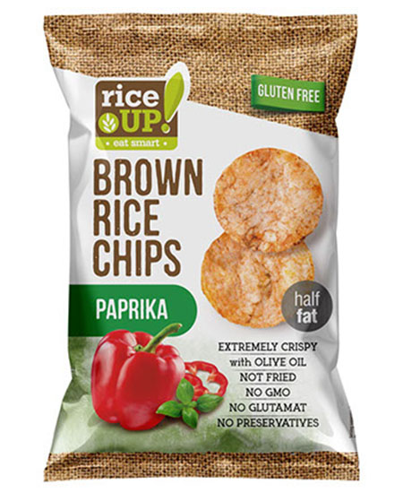 Rice Up Brown Rice Chips With Paprika 25gm