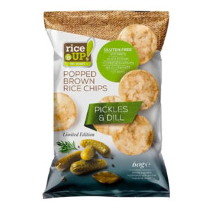 Rice Up Brown Rice Chips With Pickles & Dill 60gm