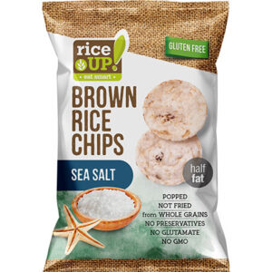 Rice Up Brown Rice Chips With Sea Salt 60gm