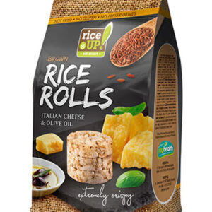 Rice Up Brown Rice Rolls With Italian Cheese & Olive Oil 50gm