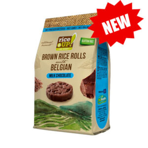 Rice Up Brown Rice Cakes – Belgian Milk Chocolate 50g