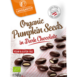 Landgarten Organic Pumpkin In Dark Chocolate 50gm