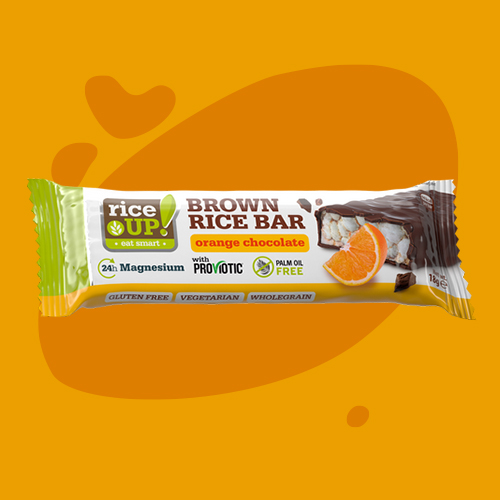 Popped Brown Rice Bar with Milk Chocolate 18gm