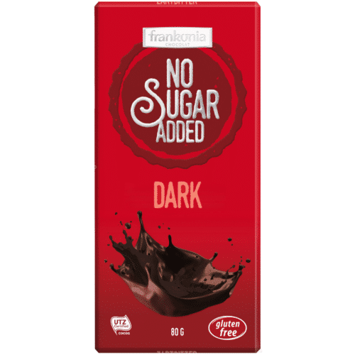 Frankonia Dark Chocolate With Sweetener Maltitol & Fibre Inulin 80gm