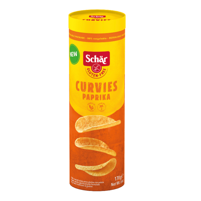 Schär Gluten Free Curvies Paprika 170gm