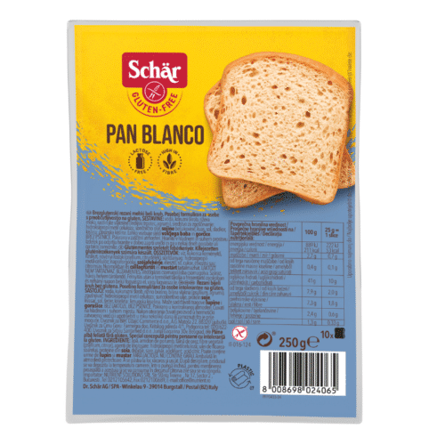 Schär Gluten Free Pan Blanco Bread 250gm