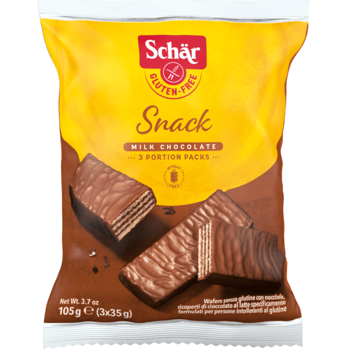 Schär Gluten Free Snack Chocolate Bar 105gm