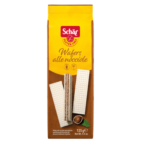 Schär Gluten Free Wafers Alle Nocciole 125gm