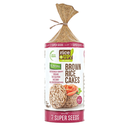 Rice Up Brown Rice Cakes With 7 Super Seeds 120gm