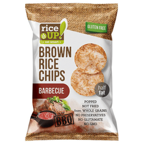 Rice Up Brown Rice Chips With Barbeque 25gm