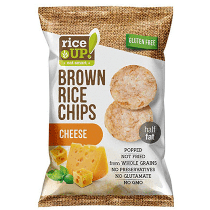 Rice Up Brown Rice Chips With Cheese 25gm