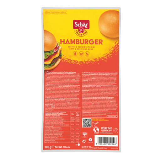 Schär Gluten Free Hamburger Bread 300gm