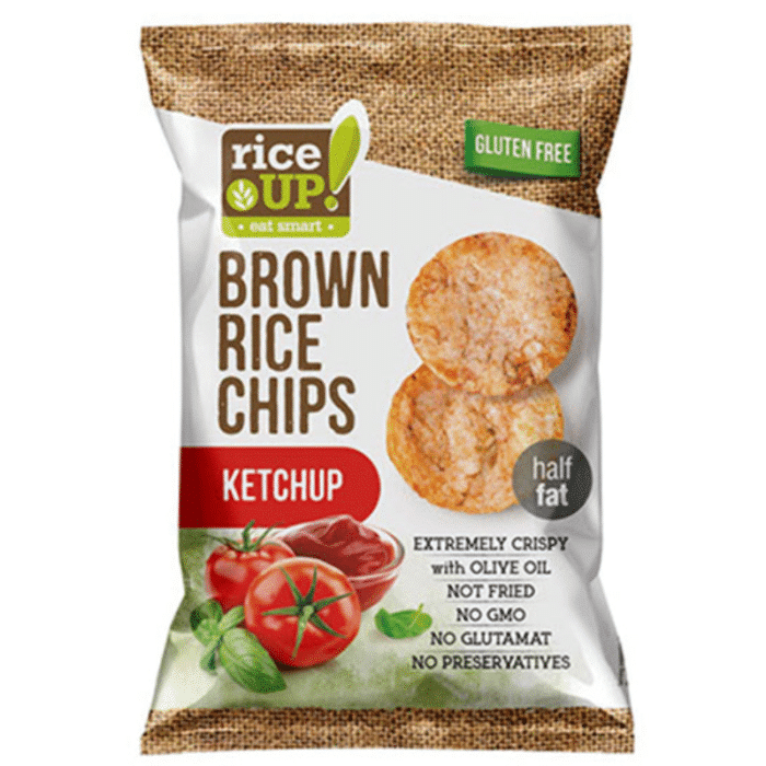 Rice Up Brown Rice Chips With Ketchup 25gm