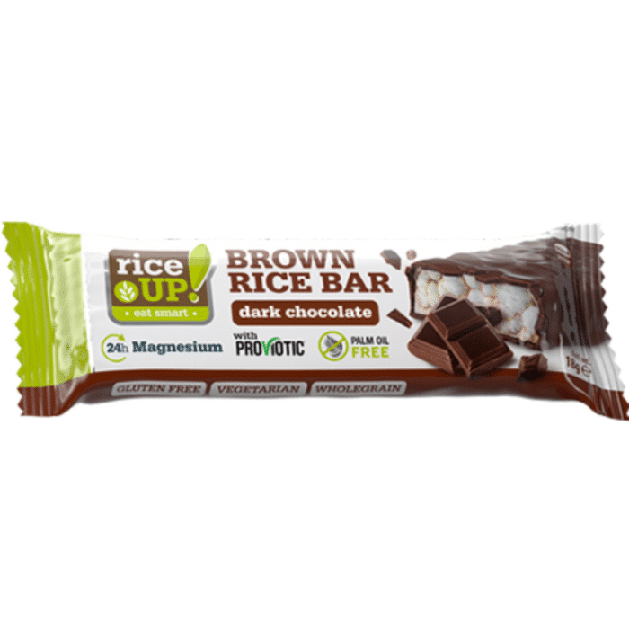 Rice Up Popped Brown Rice Bar with Dark Chocolate 18gm