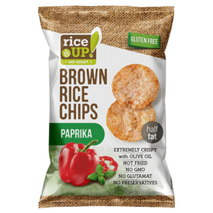 Rice Up Brown Rice Chips With Paprika 25gm