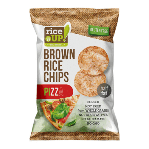 Rice Up Brown Rice Chips With Pizza 60gm