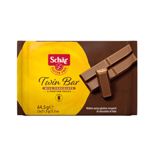 Schär Gluten Free Twin Bar Chocolate 64gm